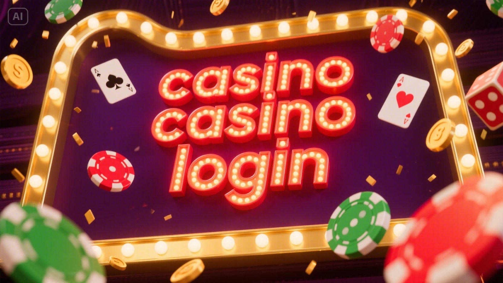 Interface de connexion Night Casino